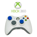 Controle Branco Sem Fio + Grips - Xbox 360 Original