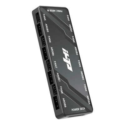Hub 2en1 Pc Fans: 5v3pin Argb Y 12v4pin Pwm (16 Salidas) | Envío gratis