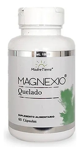 Magnesio Quelado 60 Cap. Antiestress Madretierra. Agronewen Sabor Propio