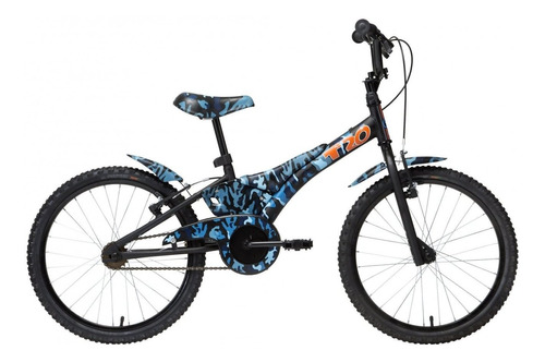 Bicicleta Infantil Groove T20 Aro 20 Azul Camuflada