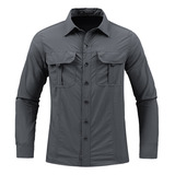 Camisa Táctica Militar Transpirable Impermeable For Hombre