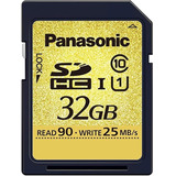 Memoria Panasonic Sdhc 32gb 90mb/s Gold 600x U1 Made Japon
