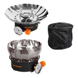 Mini Cocina Camping Anafe Portatil Gas Butano Proteccion