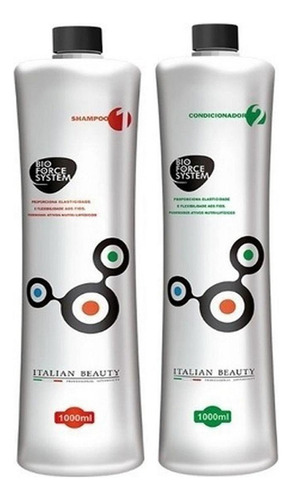 Kit Shampoo E Condicionador Profissional Italiano Hidratação