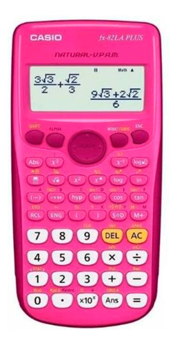 Casio Fx-82laplus-pk Calculadora Fx-82laplus Cientifica Rosa