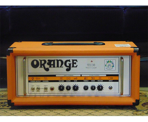 Orange Th30h 30-watt Twin Channel  Guitar Head, Tolex