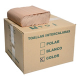 Toallas Intercaladas Beige Económicas. Caja X 1400 Unidades.