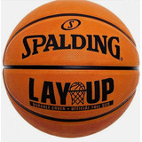 Pelota De Básquet Spalding Nº 7 Lay Up Basket Color Naranja