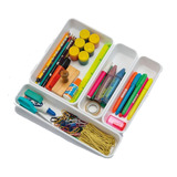 Kit 4 Organizador Gavetas Divisor Porta Talheres Cozinha