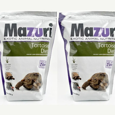 Alimento Para Tortuga Terrestre Mazuri 2 Bolsas De 600 G C\u002Fu | Envío gratis