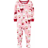 Pijama Enteriza Navideña Carters Rosa