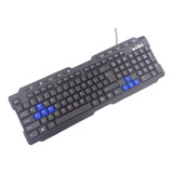 Teclado Gamer Universal Usb 2.0 Ergonomico Botones Multimedi