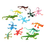 12pcs Juguetes De Figuras Gecko Lagarto Simulación Plástic