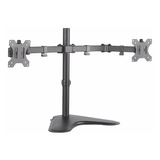 Suporte Duplo ELG T1224n De Mesa Para Monitor 17 Até 32 Cor Preto