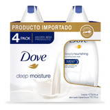 Jabon Corporal Liquido Dove 4 Pzas