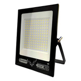 Reflector Led 100w Alta Potencia 1000w Exteriores Color De La Carcasa Negro Color De La Luz Blanco Frío