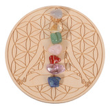 Tabla De Piedra De Yoga Decorativa De Cuarzo Rosa