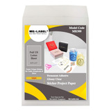 Papel Imprimible Multiusos Transparentes 8.5x11 Mr-label