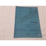 Partitura Buenos Aires Tango Piano Manuel Jovés