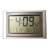 Reloj De Pared Digital  Eurotime 77/3060.13 Temperatura Timer Alarma, Garantia Un Año