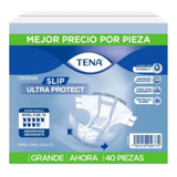 Pañal Para Adulto Tena Slip Ultra Protect Grande 40pzs