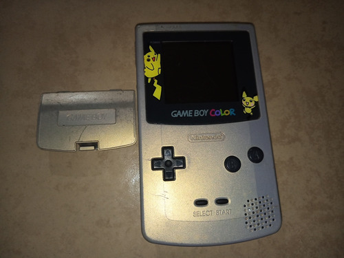 Gameboy Color Dorado Edición Pokémon Con Tapa Original 