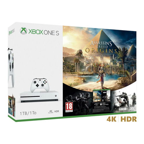 Consola Xbox One S Microsoft 500gb  R6 Y Assassins Creed Ori