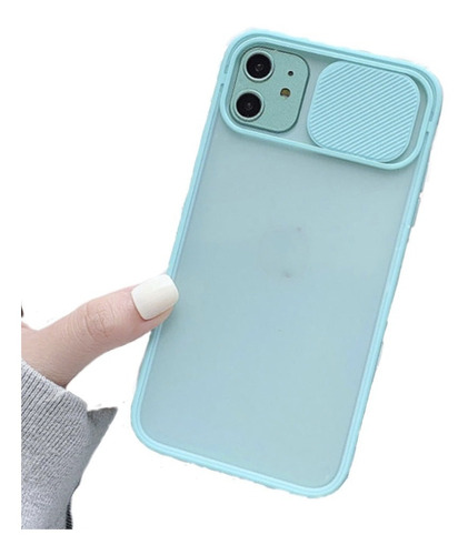 Carcasas Silicona Proteccion Camara Matte Para iPhone 11