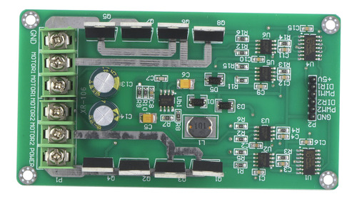 Placa De Módulo Controlador De Doble Motor H Bridge Chip Dc