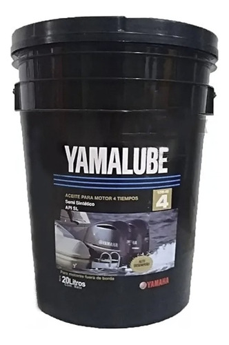 Aceite Nautico Yamaha 4t 4m 10w-40 Semi-sintetico X 20lts -