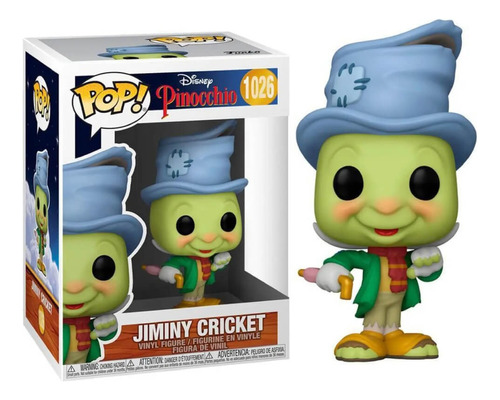 Funko Pop Disney 1026 Pinóquio - Grilo Falante