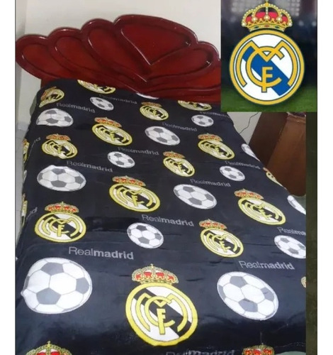 Juego De Sabanas  Para Cama Semidoble Real Madrid