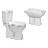 Combo Amalfi Inodoro Largo Y Bidet 1 O 3 Agujeros - Piazza