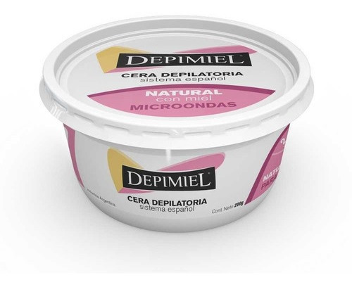 Depimiel Cera Depilatoria Microondas Natural Corporal  X200g