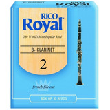 Cañas P/ Clarinete Rico Royal 2 X 10 Unidades Daddario