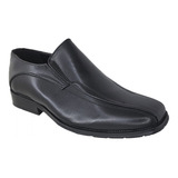 Zapato Formal De Vestir Sin Cordon  Adolecentes  3217 Negro