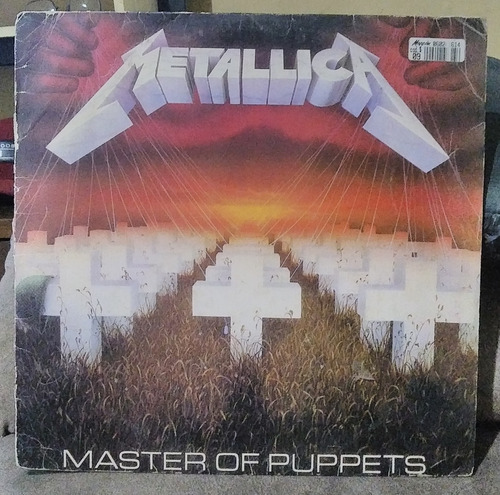 Lp Metallica-master Of Pupoets-89 Nacional Metal Raridade