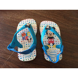 Ojotas Havaianas Mickey  Para Niño Talle 19