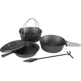 Set De Cocina Stansport De Hierro Fundido Previamente Saz...