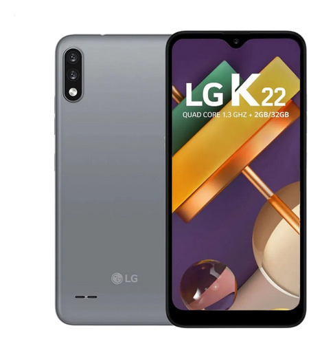 Smartphone LG K22 Titanium Tela 6.2  32gb 2gb Ram