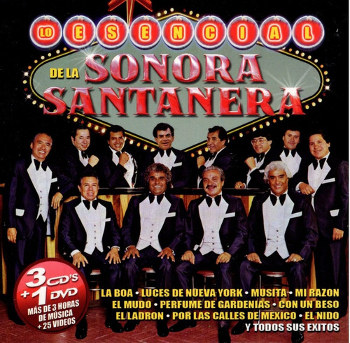 Lo Esencial De La Sonora Santanera - Boxset 3 Cd + Dvd