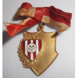 Medalha De Ouro 3,5x3cm Tijuca Tênis Clube Voleibol Anos70