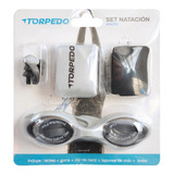 Set Natacion Torpedo Adulto Plata