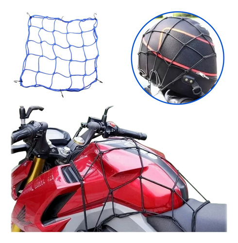 Red Elástica Para Moto Porta Bultos Tanque Parrilla Casco