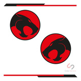 Calca Sticker Logo Thundercats Para Moto O Carro D 10x10cm 2