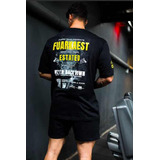 Remera Fuark Oversize Landscape Gym Fitness Musculación Mma