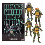 Tartarugas Ninja 4 Bonecos 18cm Neca