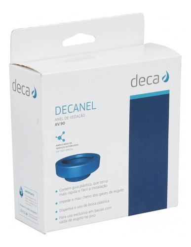 Anel Vedação P/ Vaso Sanitário Av.90.01 Decanel - Deca