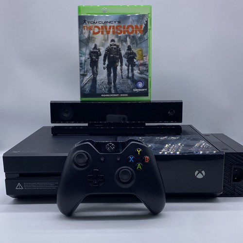 Xbox One Fat 500gb Usado Com Kinect + 1 Jogo The Division