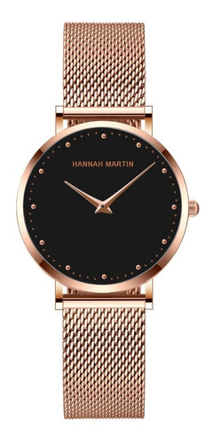 Reloj Analógico Mujer Hannah Martin Acero Inoxidable